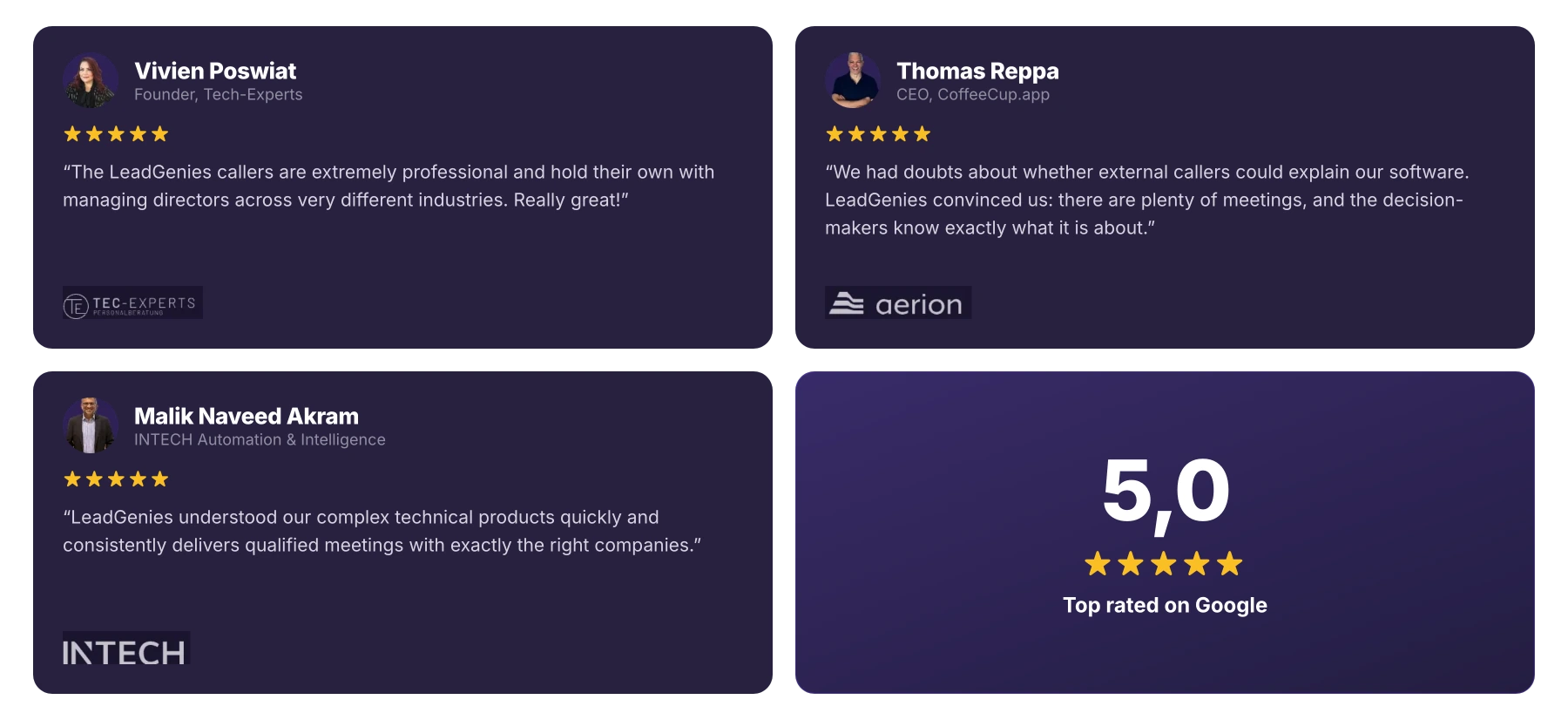 LeadGenies — Clients